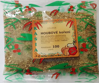 Čaraka houbové koření 100g Kasia - - Koření - Kořenící směsi - Kořenící směsi do 100g