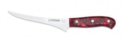 Exkluzivní Filetovací nůž Giesser PremiumCut - Red Diamond, délka ostří 17 cm, G-1910/17 RD - Nože, Ocílky, Rukavice, Zástěry - Giesser - PremiumCut