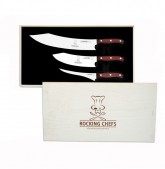 Exkluzivní sada nožů Giesser PremiumCut - Rocking Chefs, G-1999/3 RC - Nože, Ocílky, Rukavice, Zástěry - Giesser