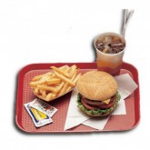 Podnos Fast Food červený 265 x 345 mm - Gastro příslušenství - Výdejní tácy, podnosy