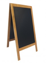 Securit® Nabídková stojanová tabule Duplo Sandwich 70x120cm teak - Barový, restaurační servis a hotelové doplňky - Nabídkové tabule Áčkové