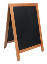 Securit® Nabídková stojanová tabule Duplo Sandwich 55x85cm teak - Barový, restaurační servis a hotelové doplňky - Nabídkové tabule Áčkové