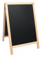 Securit® Nabídková stojanová tabule Duplo Sandwich 55x85cm přírodní dřevo - Barový, restaurační servis a hotelové doplňky - Nabídkové tabule Áčkové