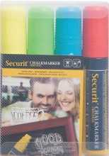 Securit® Tekutý křídový popisovač 7-15mm, sada 4ks MIX barev - Barový, restaurační servis a hotelové doplňky - Popisovače na tabuli a sklo