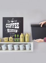 Securit® Obdélníková samolepící fólie 100x45 cm k použití popisovačů - Barový, restaurační servis a hotelové doplňky - Nalepovací popisovací tabule