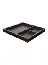 Securit® Dřevěný podnos s popisovatelným povrchem 40x40x4cm room service - Barový, restaurační servis a hotelové doplňky
