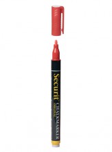 Securit® Tekutý křídový popisovač 1-2mm červený - Barový, restaurační servis a hotelové doplňky - Popisovače na tabuli a sklo