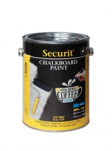 Securit® Nátěrová barva na 30 m2, 2,5 kg, barva černá - Barový, restaurační servis a hotelové doplňky - Barva pod křídové popisovače