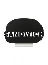 Securit® Stolní popisovací tabule SANDWICH s popisovačem, hliníkový stojánek - Barový, restaurační servis a hotelové doplňky - Nabídkové tabule stolní