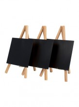 Securit® Stolní stojánek s popisovací tabulkou MINI 15x24cm (3ks),Přírodní - Barový, restaurační servis a hotelové doplňky - Nabídkové tabule stolní