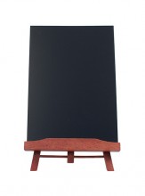 Securit® Stolní stojánek s popisovací tabulkou JUNIOR 22x36cm, mahagon - Barový, restaurační servis a hotelové doplňky - Nabídkové tabule stolní