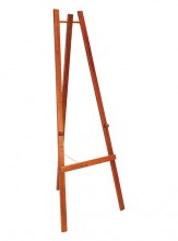 Securit® Dřevěný třínohý stojan 70x165 cm, mahagon - Barový, restaurační servis a hotelové doplňky - Nabídkové tabule Áčkové