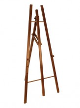Securit® Dřevěný třínohý stojan 70x165 cm, tmavě hnědý - Barový, restaurační servis a hotelové doplňky - Nabídkové tabule Áčkové