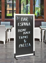 Securit® Universální tabule MULTIBOARD 60x115 cm, bílý rám - Barový, restaurační servis a hotelové doplňky - Univerzální tabule