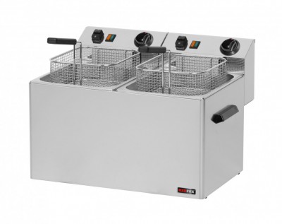 Fritéza elektrická  FE 77  (REDFOX) - Stolní zařízení - Fritézy a udržovače hranolek - Dvoukošové