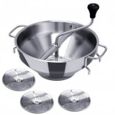 Nerezová pasírka průměr 320mm, 3 disky - Gastro příslušenství - Cedníky, Síta, Pasírky, Mačkadla