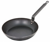 Pánev těžká PADERNO 11714-28 černá ocel 28cm - Hrnce, Pekáče, Pánve - Pánve