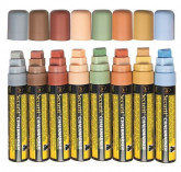 Securit® Sada 8 silných popisovačů,šířka hrotu 7-15mm,různé přírodní barvy - Barový, restaurační servis a hotelové doplňky - Popisovače na tabuli a sklo