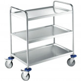 Vozík servírovací svařený 900x600x950 mm - Servírovací vozíky a vozíky pod přepravky - Servírovací vozíky 3 police